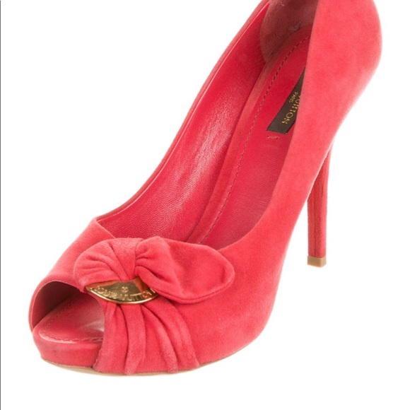 Authentic Louis Vuitton suede pumps - Picture 9 of 12